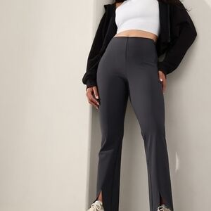 Athleta Move Easy Split Hem Pants Gray